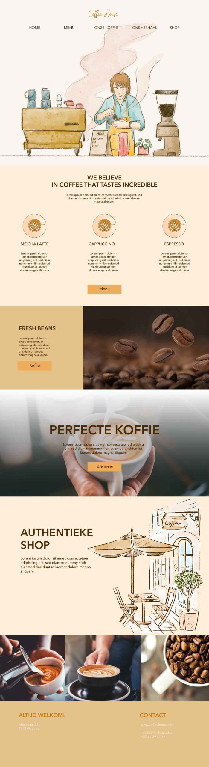 Demo site koffiehouse Demo site koffiehouse